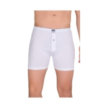 10 Adet Berrak Erkek Penye Boxer Short 1099 Beyaz