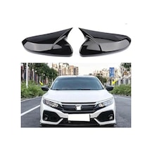 Honda Civic Fc5 Yarasa Ayna Kapağı Batman Piano Black Parlak Siyah