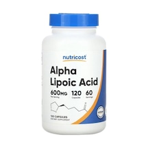 Nutricost Alpha Lipoic Acid 600 Mg 120 Kapsül