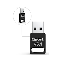 Qport Q-BLU5.1 Bluetooth 5.1 Usb Adaptör Dongle