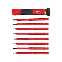 Milwaukee Multi Uç Yalıtımlı Tornavida Set 9 Parça 4932493659