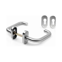 Assa Abloy Ahw600uu00 Çift Taraflı Basma Kol Seti Yangın Dayanımlı