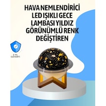Mey İthalat Projektör Işıklı Ve Aromaterapi Destekli Taşınabilir Nemlendirici Cihaz Usb Bağlantılı
