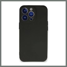 Bezos İphone 14 Pro Max Uyumlu Kılıf First Silikon - Siyah Mmbz