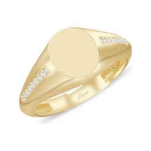 Lilarote Kolu Taşlı Şovalye Altın Yüzük