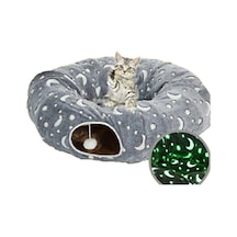 Hnrlıshp Pawise Glow İn Dark Kedi Tüneli Ve Yatak