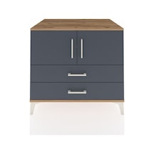 Kronos Şifonyer 2 Raflı 2 Çekmeceli 2 Kapaklı 88x59x80 Çam-an... Çam
