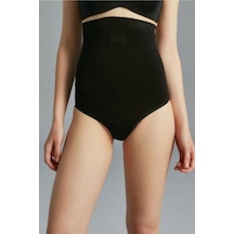 Bonbonetti Chocolate Baby & Kids Kadın Siyah Yüksek Bel Slip Korse 9003 Siyah
