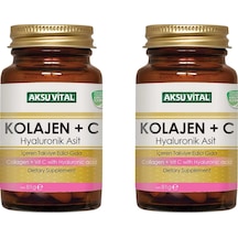 Aksu Vital Kolajen C Vitamini Hyaluronik Asit 60 Tablet 2 Adet