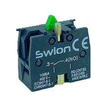 Lay5-be101 22mm Kontak Blok No Yeşil