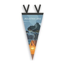 Kamp Alanı Dekorasyonu İçin Keçe Üçgen Bayrak - Çadır Ve Açık Hava Süslemesi Çok Renkli Çok Renkli