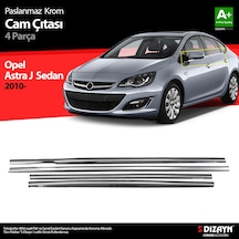 S-dizayn Opel Astra J Sd Krom Cam Çıtası 4 Prç 2012-2020