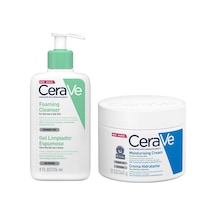 Cerave Köpüren Temizleyici 236 Ml + Cerave Nemlendirici Krem 340 G