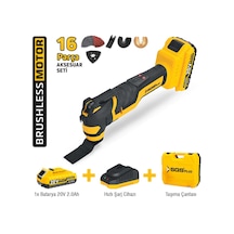 SGS SGS5435 20V 2 Amper Akülü Kesme Raspalama Zımpara Makinesi