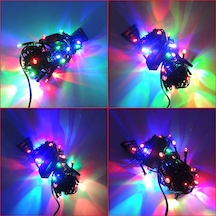 İç Mekan Led Aydınlatma Rgb Animasyonlu Siyah Kablo 5m İp Yılbaş
