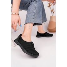 Nesilshoes Nesil Shoes Bsea 618 Siyah Memory Foam Kadın Yürüyüş Ayakkabısı