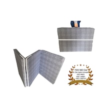 Katlanır Yer Yatağı Ve Tek Kişilik Sünger Katlanır Minder Yatak 70x180 Cm 6 Cm Gri