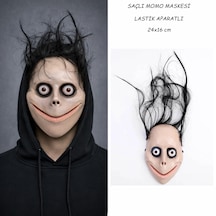 Saçlı Momo Korku Maskesi 24x16 Cm Diğer