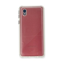 Samsung Uyumlu  Galaxy A01 Core Kılıf Miami Şeffaf Silikon - Şeffaf 0.2M-Çok Renkli