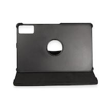 Bezos Redmi Pad Se Uyumlu Kılıf 360 Tablet Deri Kılıf - Siyah Dmc