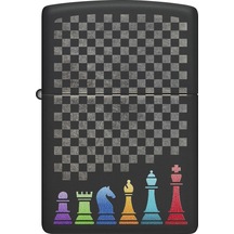Zippo Çakmak 48662 Chess Pieces Design