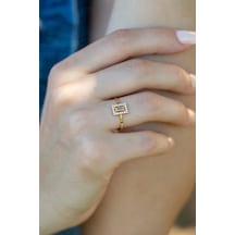 Çgk Çiğdem Gürel Kuyumculuk Çıtır Baget Altın Yüzük 14yeni0087 Gold