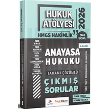 Dizgi Kitap 2026 Hukuk Atölyesi Hmgs Hakimlik Anayasa Hukuku Çıkmış Sorular