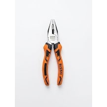 Bısso 1. Kalite Profesyonel Kombinasyon Pensesi 7 İnç 180 Mm - Yüksek Kalite Krom Vanadyum Çelik Cr-v , Ergonomik İzoleli Sap, Ağır Hizmet Tipi Tel Kesici Ve Genel Amaçlı El Aleti