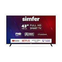 Simfer 43SFSA4B Full HD 43" 109 Ekran Uydu Alıcılı Android Smart LED TV