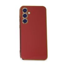 Samsung Galaxy S23 Fe Kılıf Volet Silikon - Kırmızı 0.2M-Çok Renkli