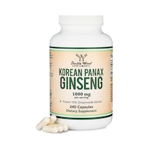 Double Wood Ginseng Korean Red Extract 1000mg 240 Veg Capsu...