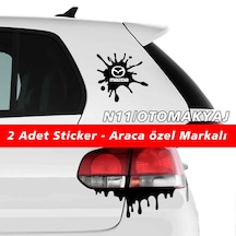 Mazda 626 Sticker 2Adet Kapı Far Tampon Bagaj Stickerı