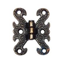 Zamak Kelebek Menteşe - Küçük, 30x40mm, Oksit, 1 Adet Belirtilmemis