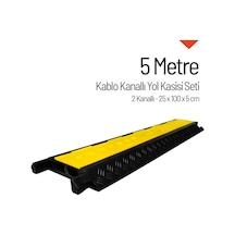 Kablo Kanallı Yol Kasisi Seti 5 Metre - 2 Kanallı-4073