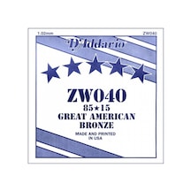 D'addario Zw040 Tek Akustik Gitar Teli 40