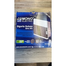8li Sıva Altı Sigorta Kutusu Halogen Free Mono
