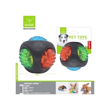 Nunbell Plastik Işıklı Top Köpek Oyuncağı 7 Cm