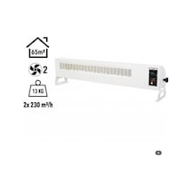 Vortex 6000w Monofaze Elektrikli Fanlı Isıtıcı Krem