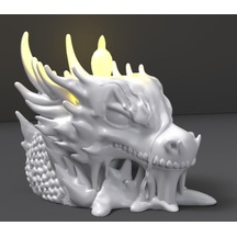 Mistik Ejderha Başlıklı Dekoratif Mumluk - 3d Tasarım Fantastik Figür Tealight Şamdan Ve Masaüstü Objesi Çok Renkli Mistik Ejderha Başlıklı Dekoratif Mumluk - 3d Tasarım Fantastik Figür Tealight Şamdan Ve Masaüstü Objesi Çok Renkli