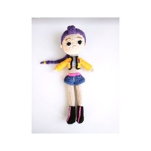 Amigurumi K-pop Demon Hunters Rumi Bebek Organik Oyuncak