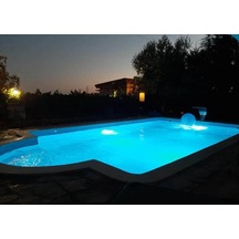 Tenda 30 Watt Smd Led Rgb 2 Kablolu Kovansız Havuz Lambası 22,50 Cm Çapındaki Kovana Uyumlu 22333946