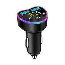 Verici Siyah Şarj Oynatıcı Mp3 Model: Fonksiyonlu Fm Çok Cihazı, Bluetooth Araç Araba 4.8a Aw