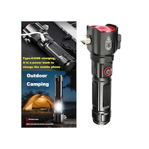 Şarjlı El Feneri Yüksek Güçlü Led Işık Usb İle Şarj Escape Rescue Bx40