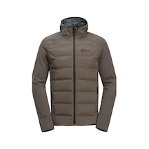 Jack Wolfskin Tasman Down Hybrid M Erkek Outdoor Montu 700 Dolgu Kaz Tüyü 1711411-5719 Kahverengi