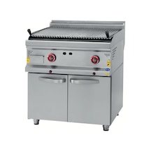 Karacasan Endüstriyel 900 Seri Dolaplı 120 Cm Lpg Tüplü Lavataş Balıksırtı Izgara