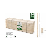 Gediz St-80 125x35x25cm Elektrikli Çit Sistemi Ve Fidan Kazığı - 60 Adet