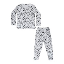Ana Kuzusu Kız Çocuk Kalp Desenli Penye Pijama Takımı
