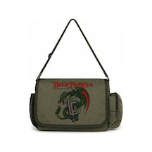 Sevbano Deep Purple Rock Metal Müzik Grubu Baskılı Unisex Okul, Spor, Ofi Haki