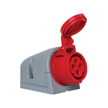 Mete Enerji 4x16a. Ip44 Duvar Prizi-eğik Gövdeli Vidalı Bağlı 406605v