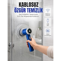 Mutfak, Banyo Ve Fayanslar İçin Çok Amaçlı Elektrikli Temizlik Fırçası Çok Renkli
